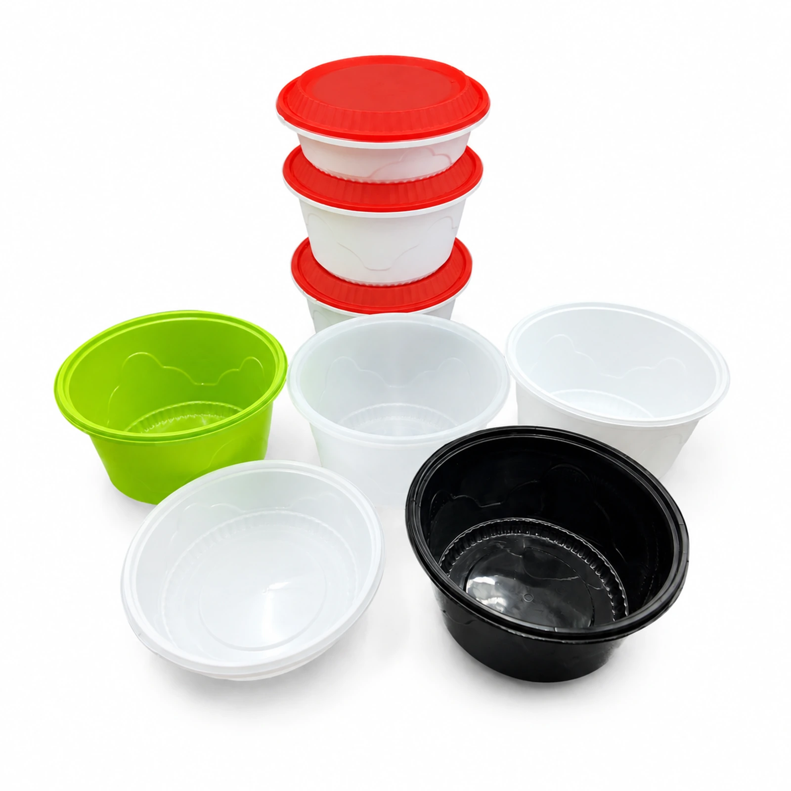 Jubao range with three tub sizes and body color examples