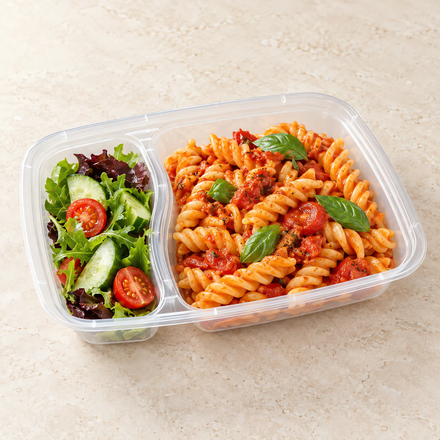 Pasta + salad