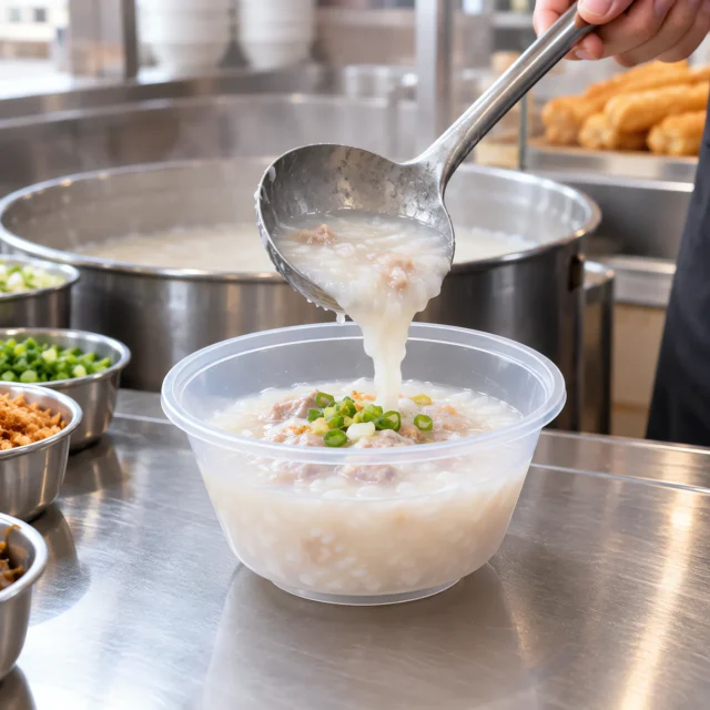 Tapered round bowls · KH food application