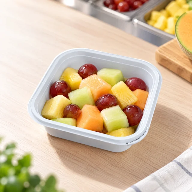Small rectangular containers food application