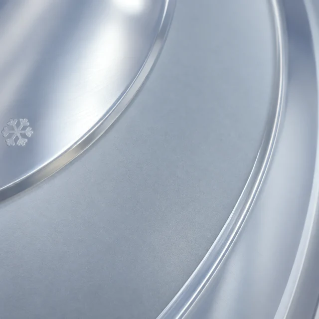 Frosted lid ring