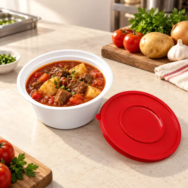 Colored food tubs · ML1380 food application