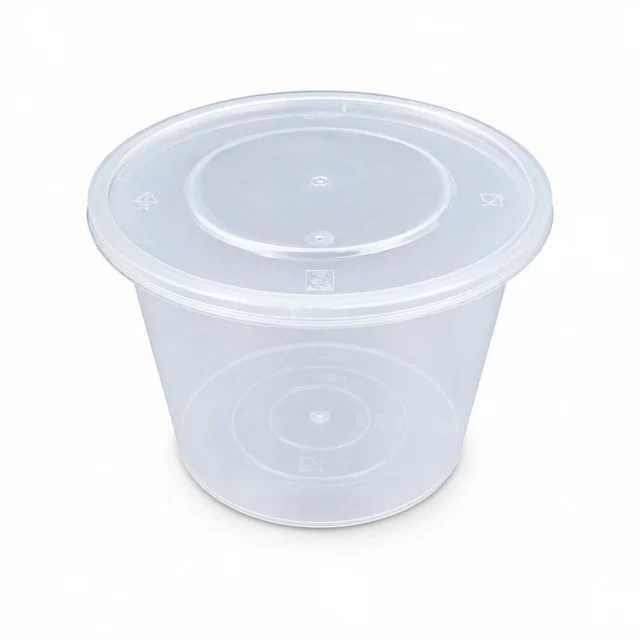 Clear deep tubs · 1000 closed container