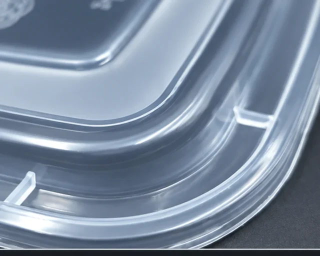 Matching clear lid edge